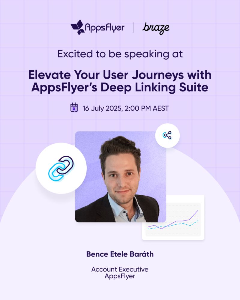 Building connected user journeys across acquisition, app, and CRM. — speaking session